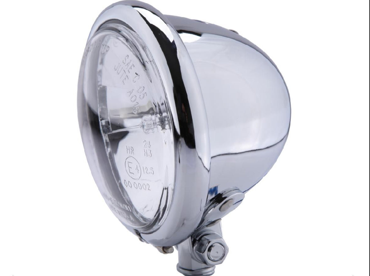 Bates Style 4.5" Chrome H3 Shin Yo Headlight