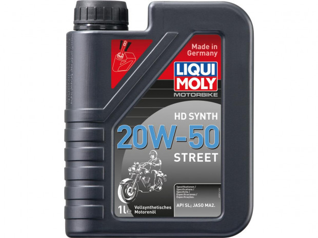 Huile 4T Street Full Synthetic 1L API SL JASO MA2 SAE 20W50