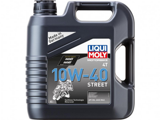 Huile moteur 4T Street Minérale 4L API SN JASO MA2 SAE 10W40